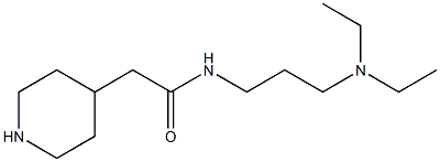 N-[3-(diethylamino)propyl]-2-piperidin-4-ylacetamide Struktur