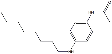 N-[4-(octylamino)phenyl]acetamide Struktur