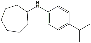 N-[4-(propan-2-yl)phenyl]cycloheptanamine Struktur