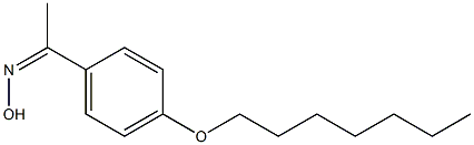 N-{1-[4-(heptyloxy)phenyl]ethylidene}hydroxylamine Struktur