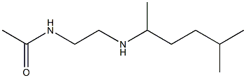 N-{2-[(5-methylhexan-2-yl)amino]ethyl}acetamide Struktur