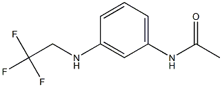 N-{3-[(2,2,2-trifluoroethyl)amino]phenyl}acetamide Struktur