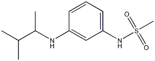 N-{3-[(3-methylbutan-2-yl)amino]phenyl}methanesulfonamide Struktur