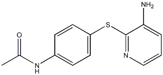 N-{4-[(3-aminopyridin-2-yl)sulfanyl]phenyl}acetamide Struktur