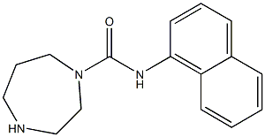 N-1-naphthyl-1,4-diazepane-1-carboxamide Struktur