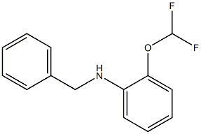 N-benzyl-2-(difluoromethoxy)aniline Struktur