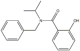 N-benzyl-2-hydroxy-N-(propan-2-yl)benzamide Struktur