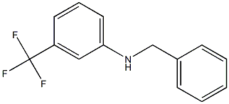 N-benzyl-3-(trifluoromethyl)aniline Struktur