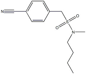 N-butyl(4-cyanophenyl)-N-methylmethanesulfonamide Struktur