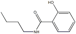 N-butyl-2-hydroxybenzamide Struktur