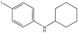 N-cyclohexyl-4-iodoaniline Struktur