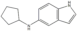 N-cyclopentyl-1H-indol-5-amine Struktur