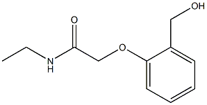 N-ethyl-2-[2-(hydroxymethyl)phenoxy]acetamide Struktur