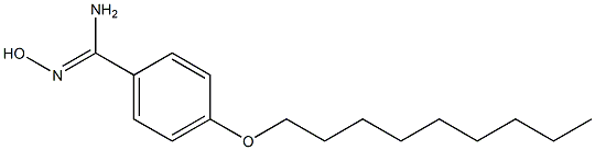 N'-hydroxy-4-(nonyloxy)benzene-1-carboximidamide Struktur