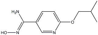 N'-hydroxy-6-isobutoxypyridine-3-carboximidamide Struktur