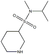 N-isopropyl-N-methylpiperidine-3-sulfonamide Struktur