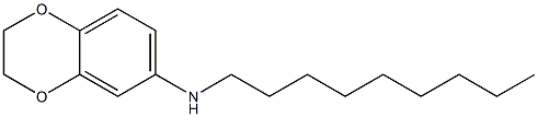 N-nonyl-2,3-dihydro-1,4-benzodioxin-6-amine Struktur