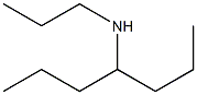 N-propyl-N-(1-propylbutyl)amine Struktur