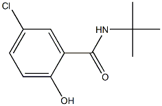 N-tert-butyl-5-chloro-2-hydroxybenzamide Struktur