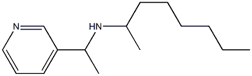 octan-2-yl[1-(pyridin-3-yl)ethyl]amine Struktur