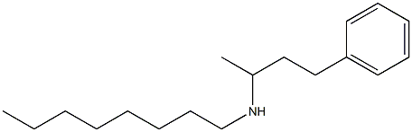 octyl(4-phenylbutan-2-yl)amine Struktur