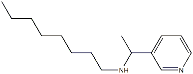 octyl[1-(pyridin-3-yl)ethyl]amine Struktur