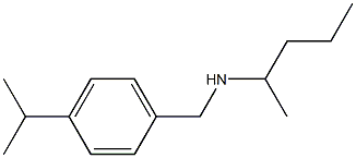 pentan-2-yl({[4-(propan-2-yl)phenyl]methyl})amine Struktur