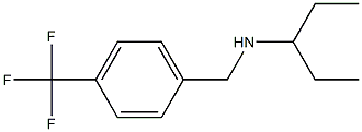 pentan-3-yl({[4-(trifluoromethyl)phenyl]methyl})amine Struktur