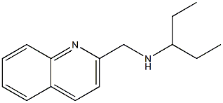 pentan-3-yl(quinolin-2-ylmethyl)amine Struktur