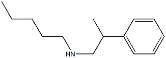 pentyl(2-phenylpropyl)amine Struktur