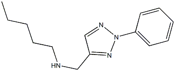 pentyl[(2-phenyl-2H-1,2,3-triazol-4-yl)methyl]amine Struktur