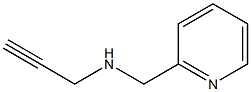 prop-2-yn-1-yl(pyridin-2-ylmethyl)amine Struktur