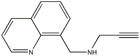 prop-2-yn-1-yl(quinolin-8-ylmethyl)amine Struktur