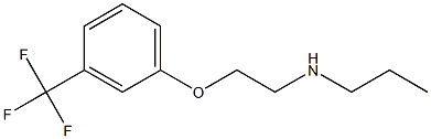 propyl({2-[3-(trifluoromethyl)phenoxy]ethyl})amine Struktur