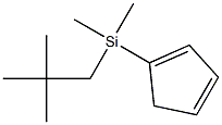 Tert-Butylcyclopentadienyltrimethylsilane Struktur