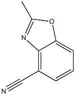 4-Benzoxazolecarbonitrile,  2-methyl- Struktur