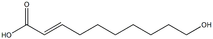 10-Hydroxy-2-Decenoic  Acid  (80  mesh  powder) Struktur