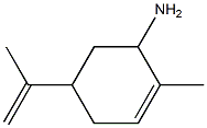 5-Isopropenyl-2-methyl-cyclohex-2-enylamine Struktur