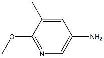 5-Amino-2-methoxy-3-methylpyridine Struktur