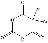 5,5-dibromo-2,4,6(1H,3H,5H)-pyrimidinetrione Struktur