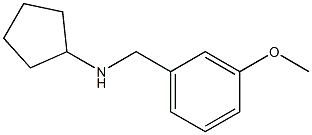 N-(3-methoxybenzyl)cyclopentanamine Struktur