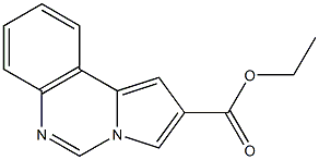 ethyl pyrrolo[1,2-c]quinazoline-2-carboxylate Struktur