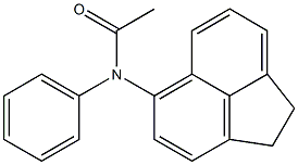 N-(1,2-dihydro-5-acenaphthylenyl)-N-phenylacetamide Struktur