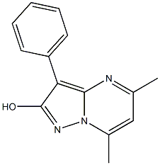 5,7-dimethyl-3-phenylpyrazolo[1,5-a]pyrimidin-2-ol Struktur