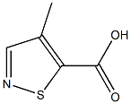 4-methyl-5-isothiazolecarboxylic acid Struktur