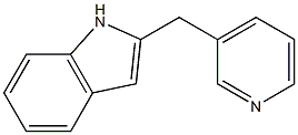 2-(3-pyridinylmethyl)-1H-indole Struktur