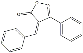 4-benzylidene-3-phenyl-5(4H)-isoxazolone Struktur