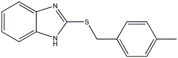 1H-benzimidazol-2-yl 4-methylbenzyl sulfide Struktur