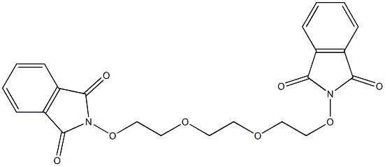 2-[2-(2-{2-[(1,3-dioxo-1,3-dihydro-2H-isoindol-2-yl)oxy]ethoxy}ethoxy)ethoxy]-1H-isoindole-1,3(2H)-dione Struktur