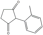 2-(2-methylphenyl)-1,3-cyclopentanedione Struktur